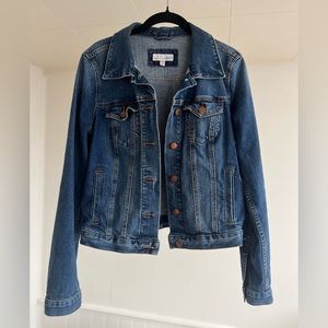 LOFT Denim Trucker Jacket Dark Wash